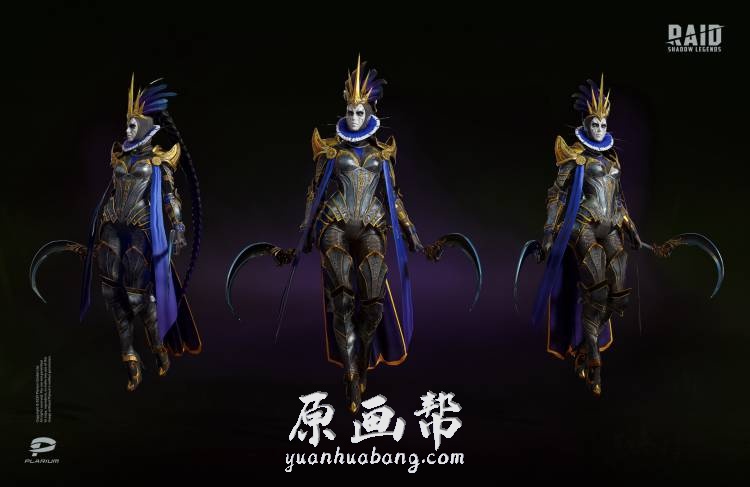 [欧美写实] 《RAID  SHADOW LEGENDS》手游美术欧美风战斗CG作品135p_CG原画资源