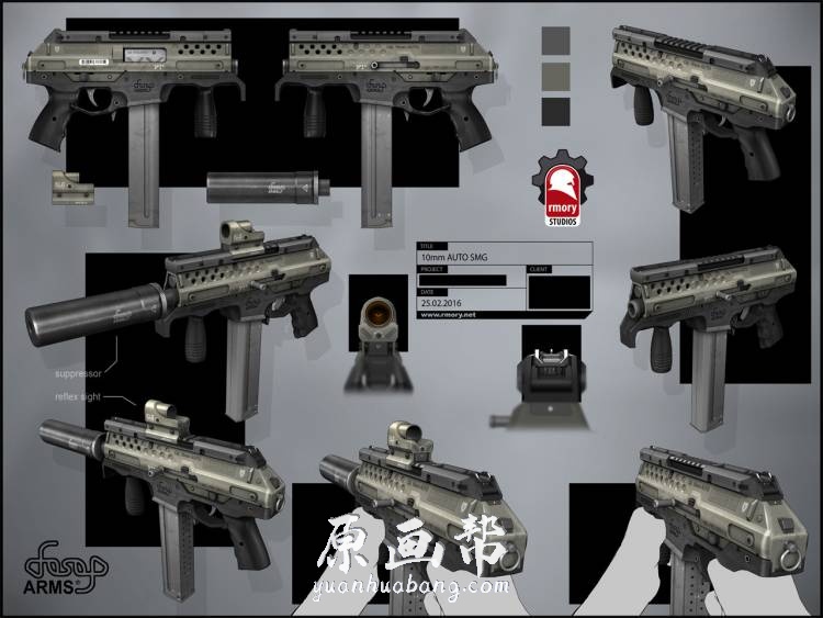 [科幻世界] A站大神Kris Thaler 科幻武器枪械设计CG作品 88P_CG原画资源