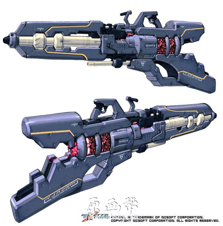 [科幻世界] 【科幻武器枪械】游戏CG原画设定参考素材2700P_CG原画资源.jpg