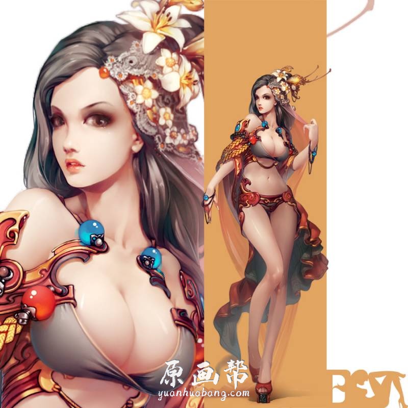 [日韩画风] 【第四期】5000张artstation收集的2D、3D人设、头像、特写图_CG原画素材