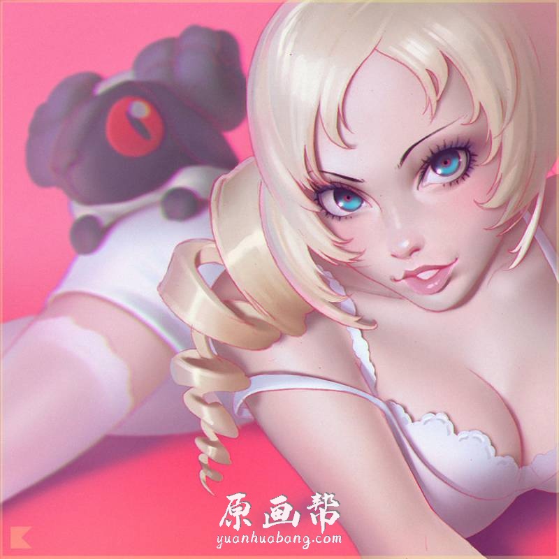 [日韩画风] 游戏角色素材 女性角色插画美图！！！！_CG原画素材