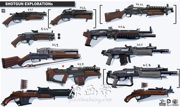 [日韩画风] 【枪炮激光次世代热武器】原画集2372p_CG原画资源