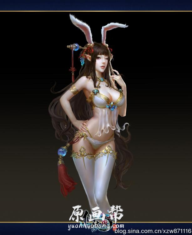 [日韩画风] 中国风美女角色原画设计参考1500p_CG原画资源