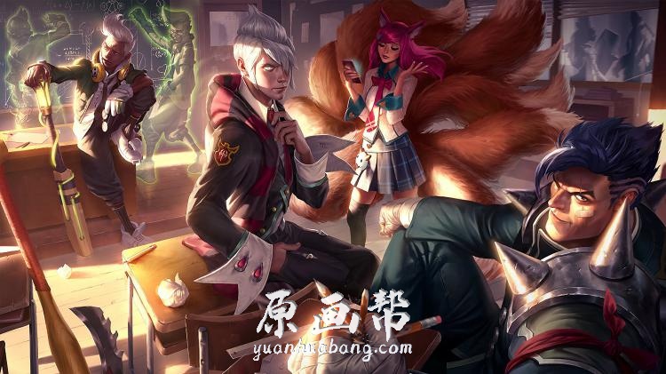 [日韩画风] 高清CG 4K图集 英雄联盟 League of Legends(30P)_CG原画资源