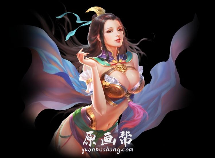 [游戏设定] 女神联盟+妖姬三国原画CG资源_CG原画资源