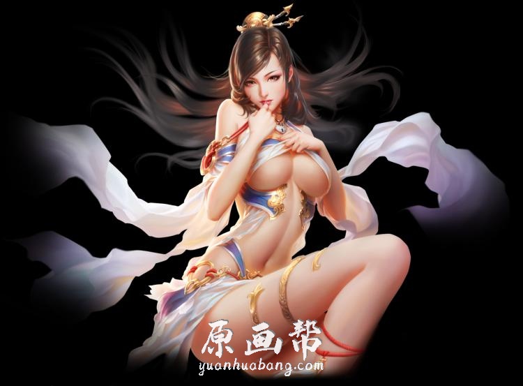 [游戏设定] 女神联盟+妖姬三国原画CG资源_CG原画资源