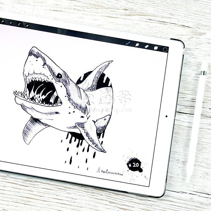 [cg插画] Angelakalokairinou插画师iPad绘画作品 视频教程489p_CG原画资源5375