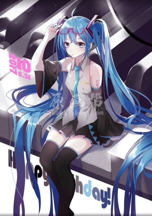 [精美壁纸] 双马尾 大眼睛 初音未来动漫精选高清壁纸插画 1148P_CG原画资源4812