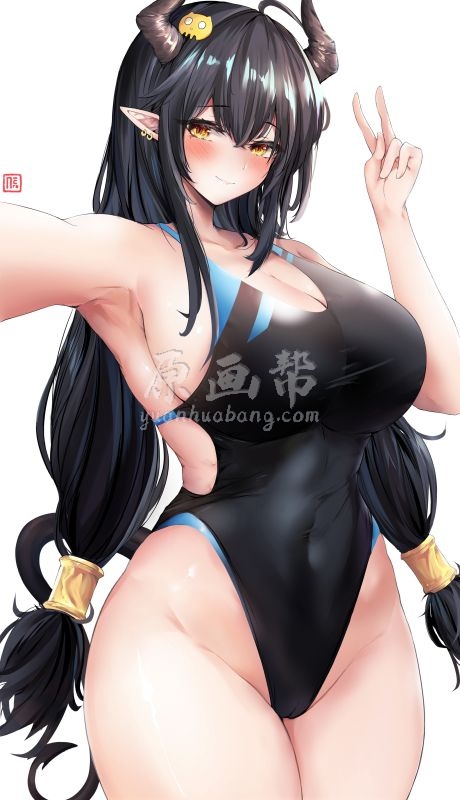 [日韩画风] 五彩缤纷而又性感的二次元美女泳装主题插画 泳装合集vol.3 924P_CG绅士福利原画素材5505