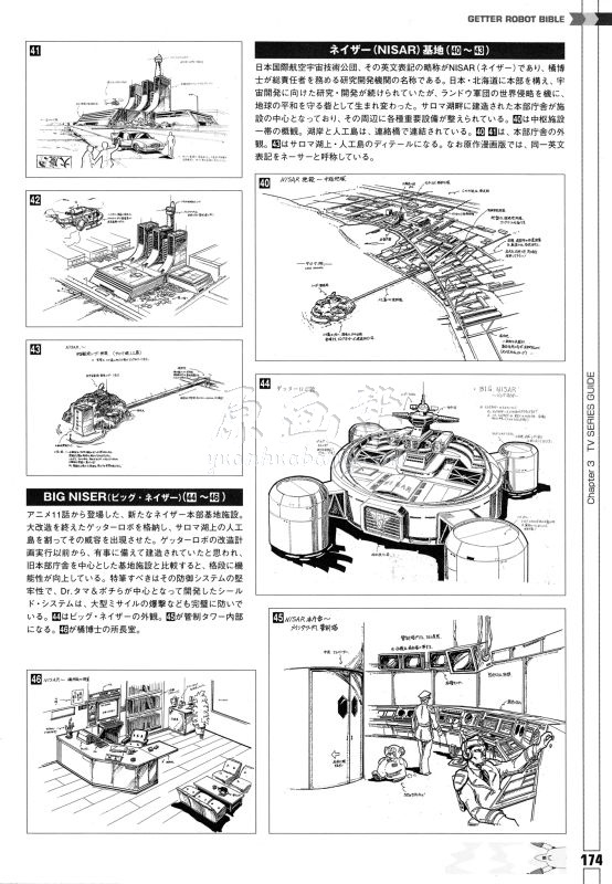 [日韩画风] 石川贤与永井豪共同创作的漫画盖特机器人设定集360P_CG原画素材5528