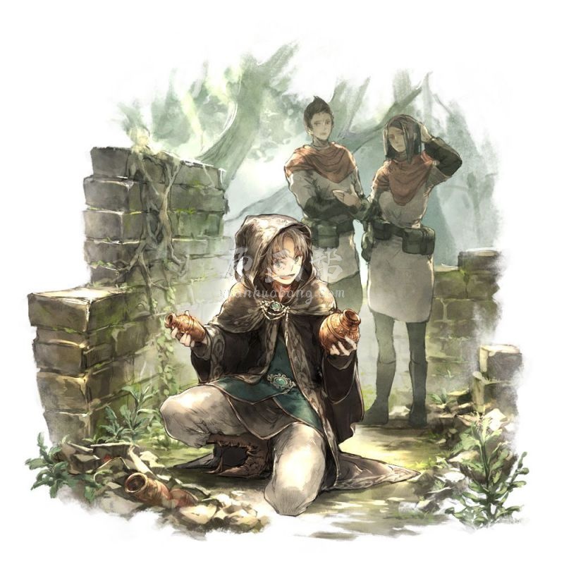 [游戏设定] 手游（八方旅人 大陆的霸者（オクトパストラベラー Octopath Traveler） 的立绘98p_CG原画素材5568