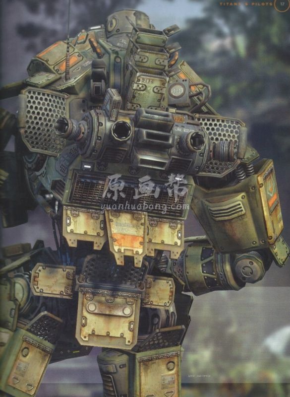 [游戏设定] 泰坦陨落Titanfall、泰坦天降的游戏 机械武器CG原画设定集197p_CG原画素材5574