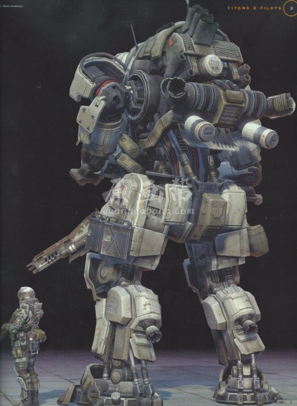 [游戏设定] 泰坦陨落Titanfall、泰坦天降的游戏 机械武器CG原画设定集197p_CG原画素材5574