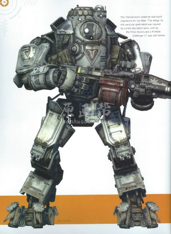 [游戏设定] 泰坦陨落Titanfall、泰坦天降的游戏 机械武器CG原画设定集197p_CG原画素材5574