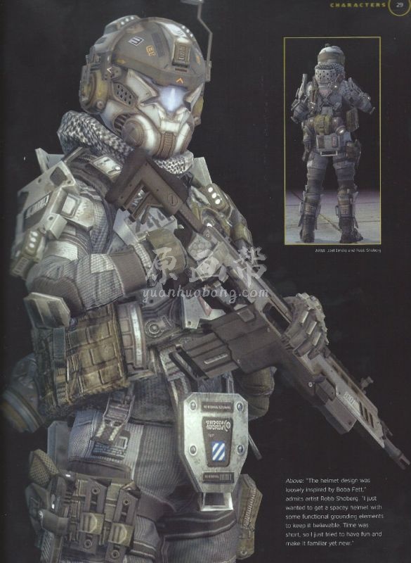 [游戏设定] 泰坦陨落Titanfall、泰坦天降的游戏 机械武器CG原画设定集197p_CG原画素材5574