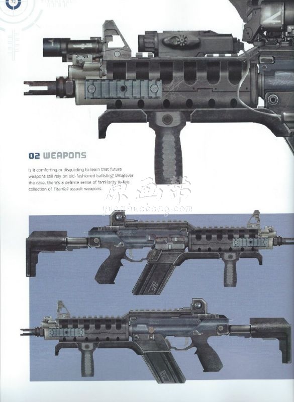 [游戏设定] 泰坦陨落Titanfall、泰坦天降的游戏 机械武器CG原画设定集197p_CG原画素材5574