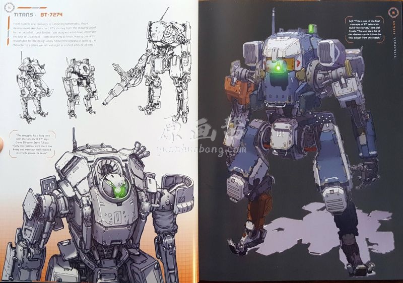 [游戏设定] 第一人称射击游戏 泰坦陨落2Titanfall2、泰坦天降2的机械设定图集94p_CG原画素材5586