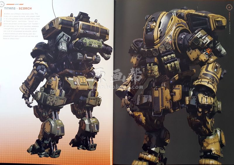 [游戏设定] 第一人称射击游戏 泰坦陨落2Titanfall2、泰坦天降2的机械设定图集94p_CG原画素材5586