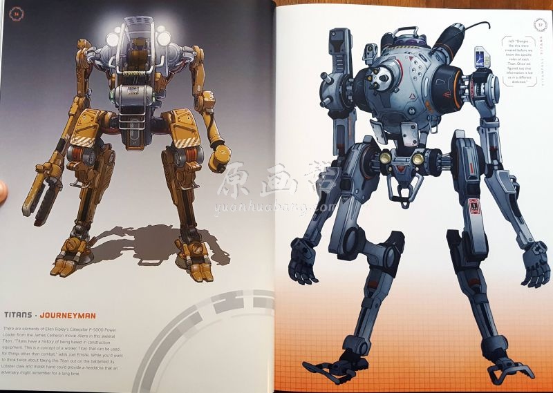 [游戏设定] 第一人称射击游戏 泰坦陨落2Titanfall2、泰坦天降2的机械设定图集94p_CG原画素材5586