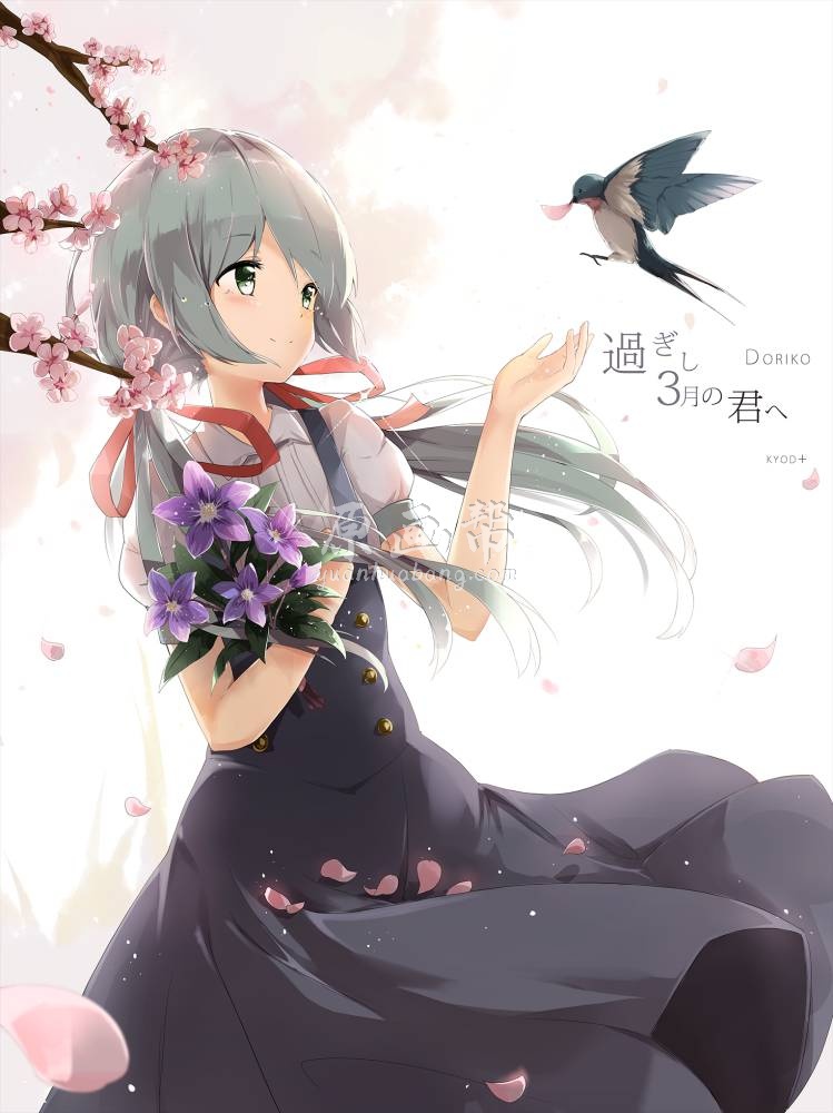 [日韩画风] p站画师あさひクロイ的初音未来萌系少女插画116P_CG原画素材下载6124