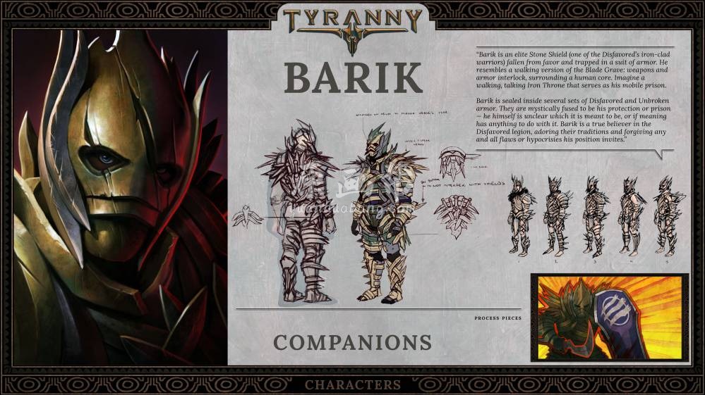 [游戏设定] 经典风格RPG游戏[Tyranny]的原画美术设定60p_CG原画素材下载6171