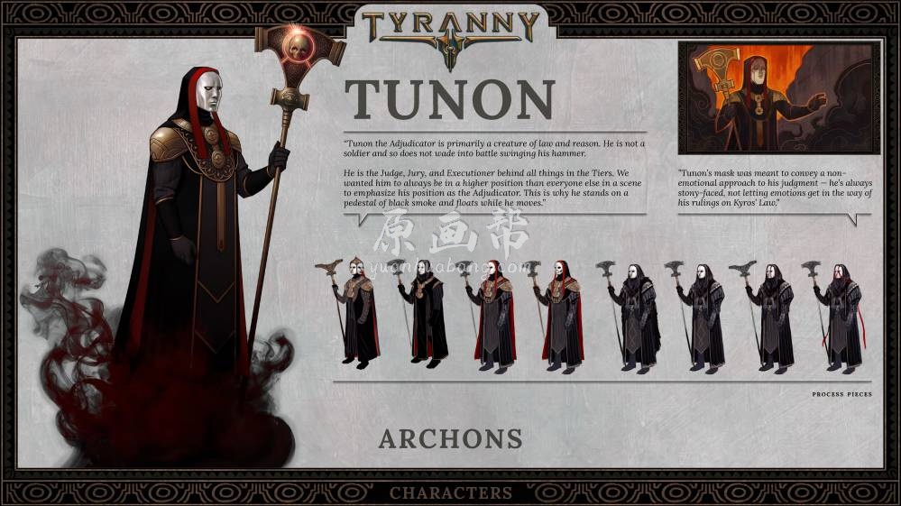 [游戏设定] 经典风格RPG游戏[Tyranny]的原画美术设定60p_CG原画素材下载6171