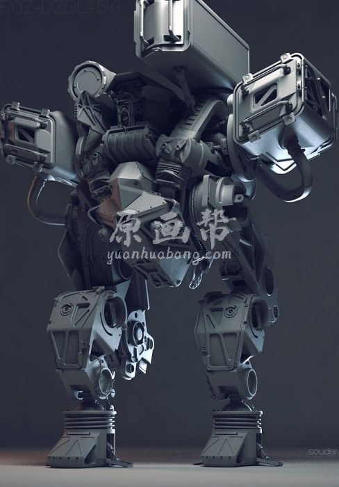 [3D设计]3D科幻 机械 载体 机甲参考 1000P_7101