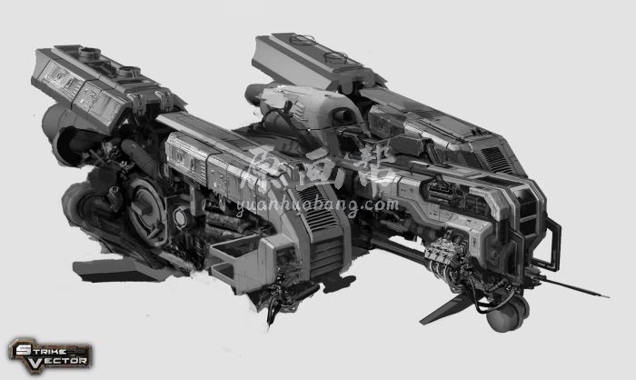 [3d设计] 1500张机械铠甲设计图 原画 机甲 机器人 飞船 战斗机 战机 坦克 机器 游戏 CG设定_7106