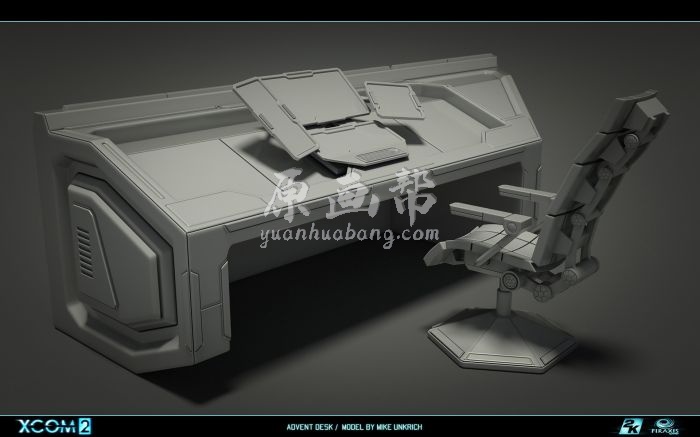 [3d设计] 幽浮2武器角色场景概念设定3D模型图集 455p_7130