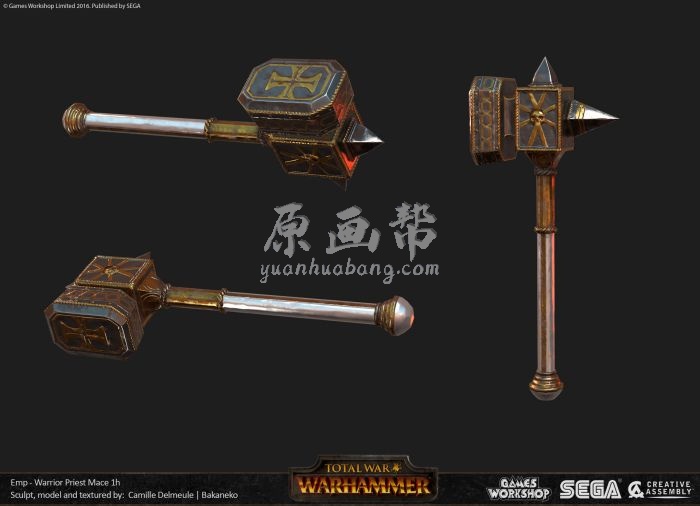 [CG设计] 《全面战争：战锤》原画集｜3D角色、武器、物件【403P】_7152