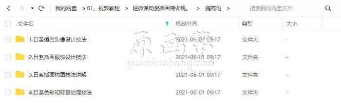 2020年动漫插画魔鬼特训班基础班+提升班视频教程（高清带作业与素材）37G