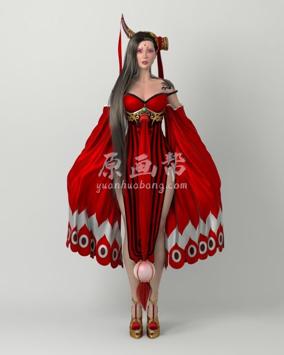 [游戏CG] A站(artstation)中国画师huan gugu角色CG作品66P 7272__原画帮