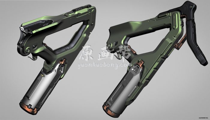 [3d设计] A站(artstation)Alex Senechal画师枪械 科幻 宇宙3D作品312P 7212_