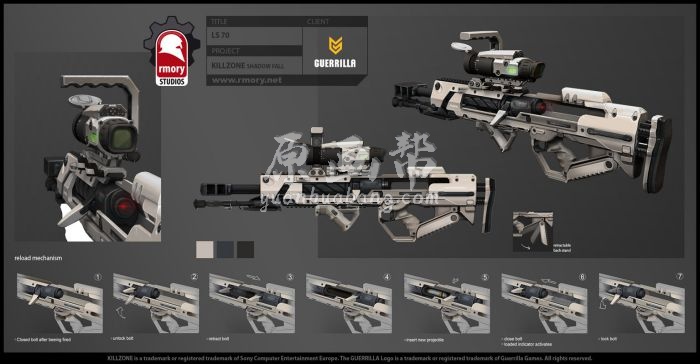[3d设计] 【Kris Thaler】Rmory工作室科幻武器枪械3D模型设计 137P 7206