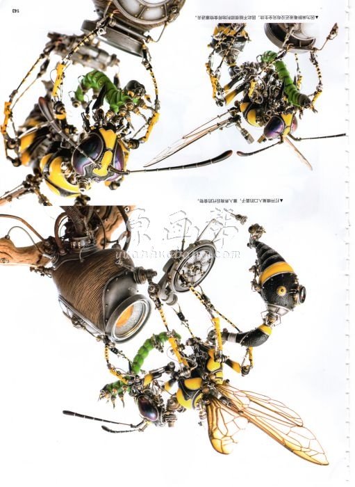 [3d设计] 教手工制作机械昆虫 非常有意思的一本书 183P 7295_