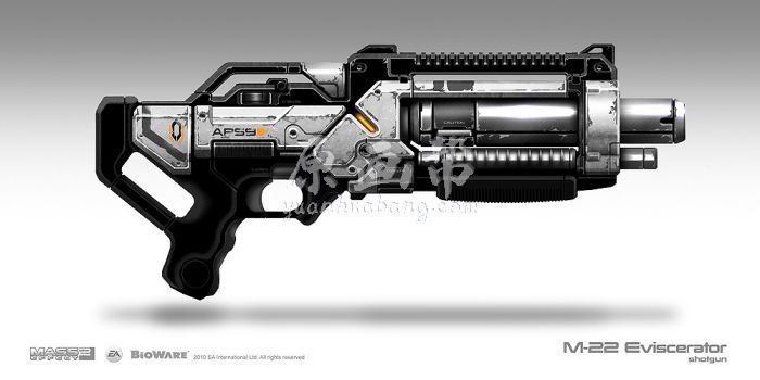 [3d设计] 科幻写实类3D枪械高清参考图 可做收藏及建模参考3032P 7228_