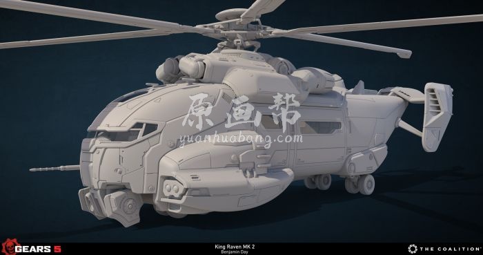 [CG设计] 《战争机器5》最全3D角色、场景、武器、载具、物件、CG原画 2290P 7243_