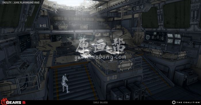 [CG设计] 《战争机器5》最全3D角色、场景、武器、载具、物件、CG原画 2290P 7243_