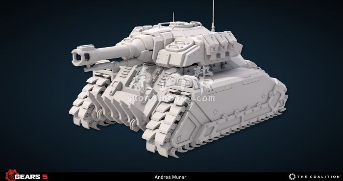 [CG设计] 《战争机器5》最全3D角色、场景、武器、载具、物件、CG原画 2290P 7243_