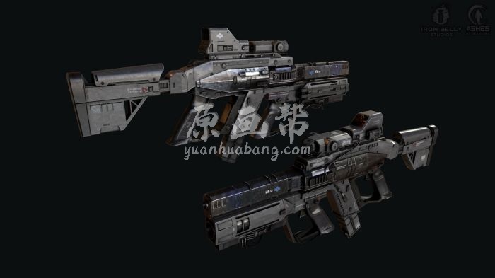 [CG设计] 硬表面枪械类 机甲类的3D模型材质效果图1103p 7254_