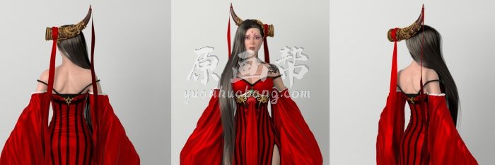 [游戏CG] A站(artstation)中国画师huan gugu角色CG作品66P 7272_